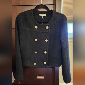 Reiss Esme Tweed Cropped Jacket